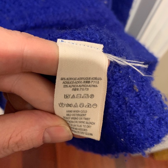 Free People Deep V Cobalt Sweater - Picture 5 of 5